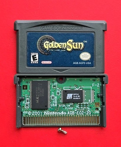 Game boy advance - golden, sun