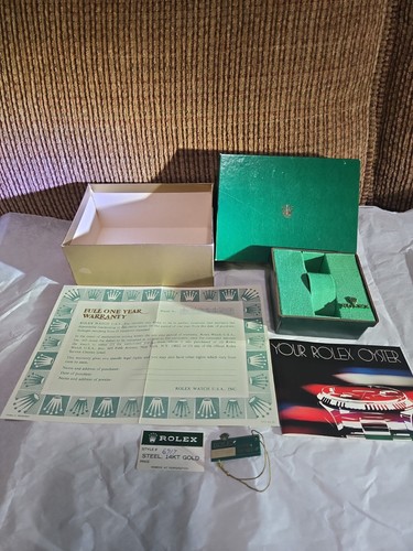 Rolex scatola con - , libretto