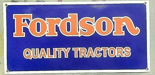 Banner trattore fordson - trattore,