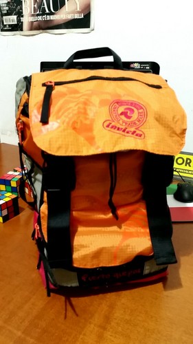 Invicta backpack orange used - backpack,