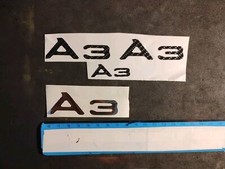 Audi A3 Tuning Car Logo Carbon