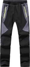 Pantaloni Neve Trekking Bambino Impermeabili Sci Traspirante Softshell Invernali