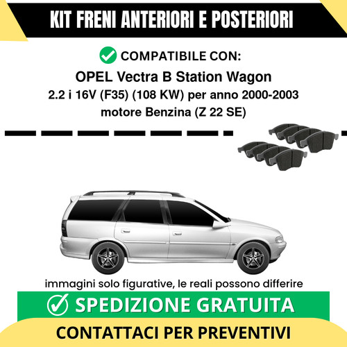 Pastiglie freno ant post - pastiglie,