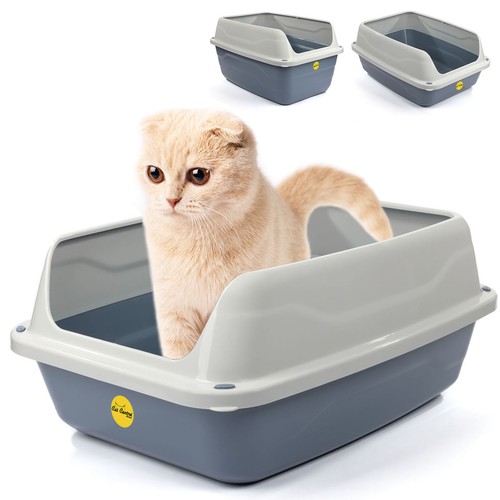 Lettiera per gatti grigia