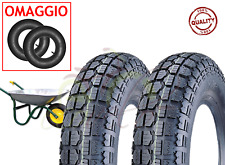 2 COPERTONI + CAMERE PNEUMATICI 3.50 - 8 RINFORZATI 4PR GOMME CARRIOLA GARDEN