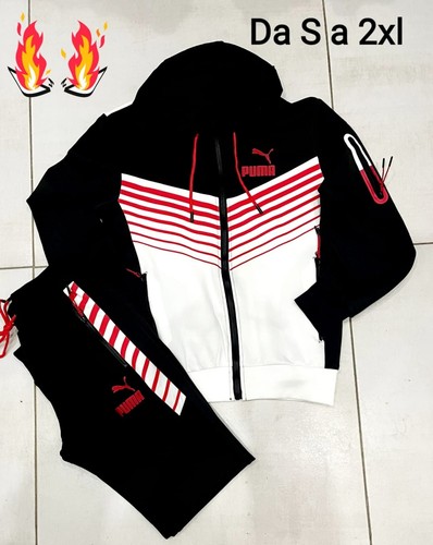 Tute puma nuove - rosso, nero