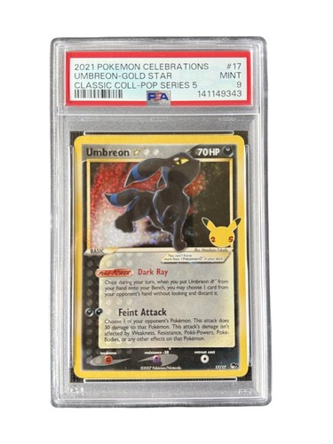 Umbreon gold star - gold, psa