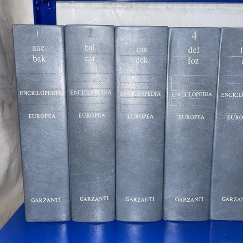 Enciclopedia europea garzanti - enciclopedia,