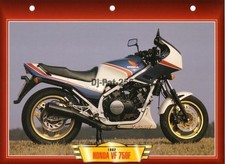 Fiche Moto : HONDA VF 750 F