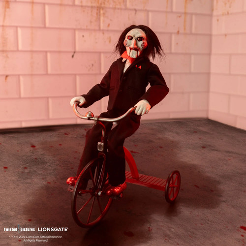Saw billy pupazzo con triciclo - saw,