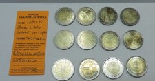 LOTTO 12 MONETE 2 EURO COMMEMORATIVI PORTOGALLO DAL 2007 AL 2024 (1 DOPPIA) FDC