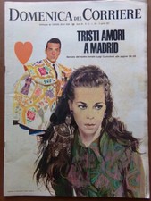 La Domenica del Corriere 9 Aprile 1967 Partoanalgesia Clay Dischi Volanti Ford