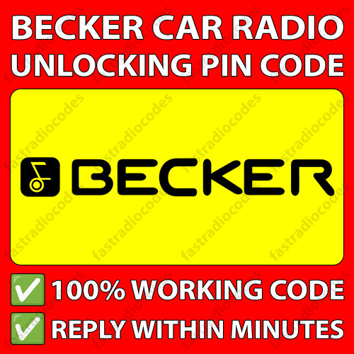 Becker radio pin codice - ✅becker,