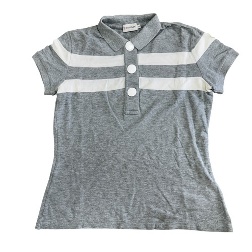 Polo moncler donna grigia - polo,