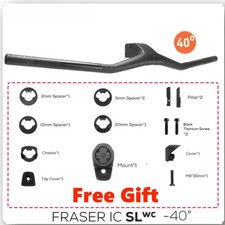 -40 Gradi Scintille Telaio 740MM Full Fibra di Carbonio Integrato Cockpit Manubrio MTB