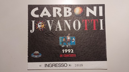 Carboni jovanotti 1992 tour - 1992,