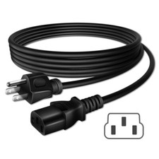 6ft UL AC Power Cord Cable For