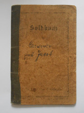 ww1 Imperial German soldbuch