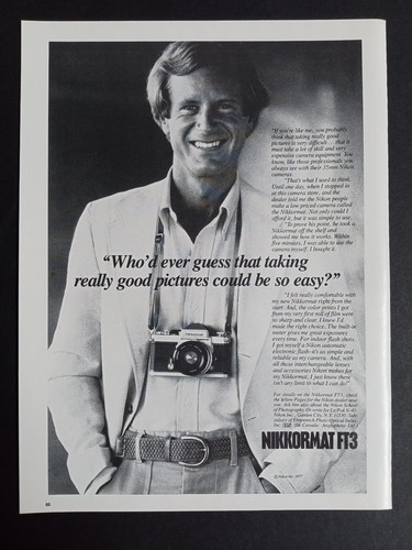 Nikon electronics nikkormat - electronics, ad