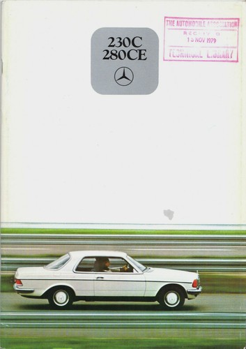 Mercedes benz 230c 280 ce - mercedes-benz,