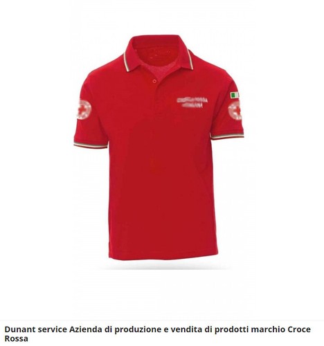 Polo croce colore - polo, rossa