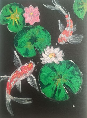 Pittura moderna carpe diem - carpe,