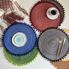 Sottobicchieri design turco marocchino rotondo tazza tè caffè tappetino sughero retro