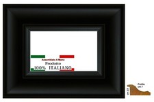 Cornice Nera in legno per