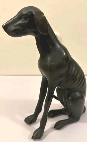 Rara scultura cane frusta