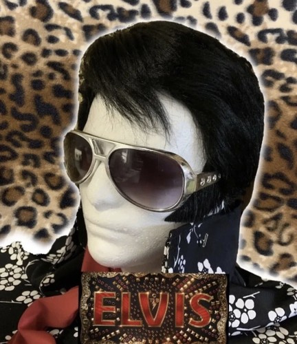 Parrucca elvis stile - -,