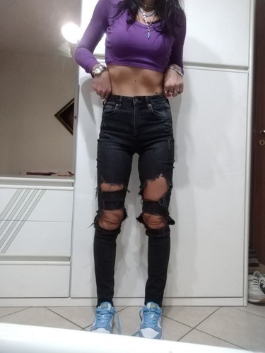 Jeans donna vita alta - vita, skinny