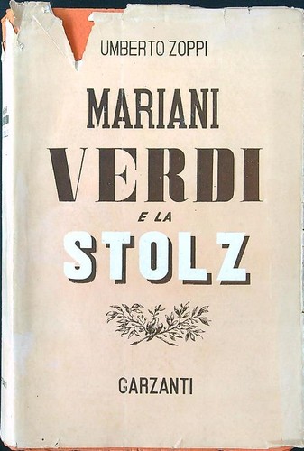 Mariani verdi stolz zoppi - mariani,