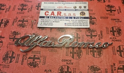 Scritta alfa romeo - alfa, plastica