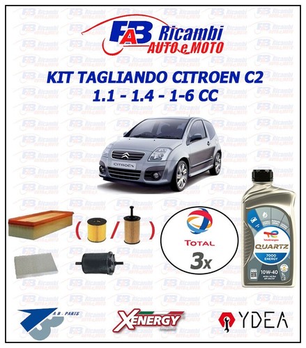 Kit tagliando citroen - c2, 1.1