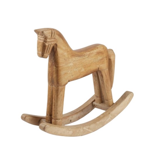 Cavallo dondolo legno - in,