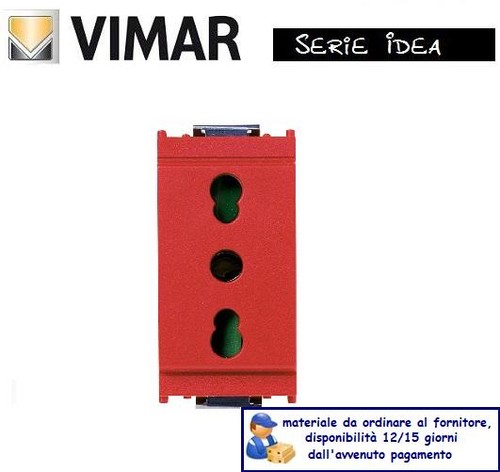 Presa bipasso 16203 vimar - 16203.r,