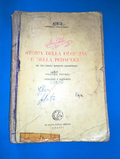 STORIA DELLA FILOSOFIA E DELLA PEDAGOGIA VOLUME PRIMO LIBRO DA COLLEZIONE - (32)
