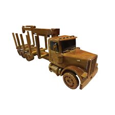 Log Truck with crane Mahogany