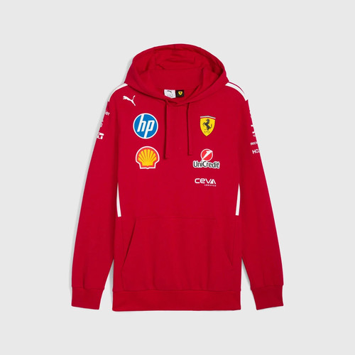 Felpa con cappuccio scuderia - con,