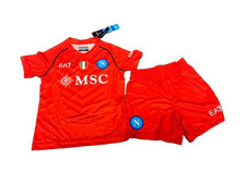 SSC Napoli EA7 Kit Completo calcio portiere bambino 2023/24