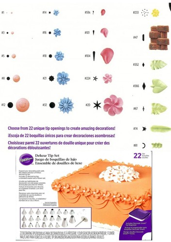 Set beccucci bocchette wilton - bocchette,
