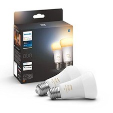 Philips Hue White Ambiance 2 Lampadine LED Smart, Bluetooh, Attacco E27, (E8P)