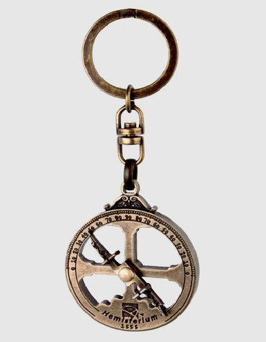 Nautical astrolabe key - nautical, ring