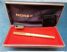 PENNA STILOGRAFICA NOREX PLACCATA ORO 1960 ITALIAN FOUNTAIN PEN GOLD PLATED