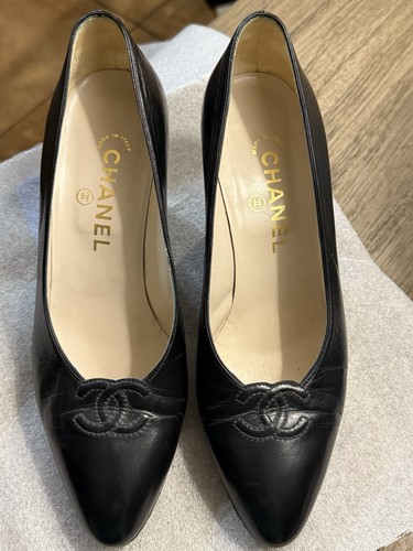 Tacchi vintage chanel pelle - vintage,