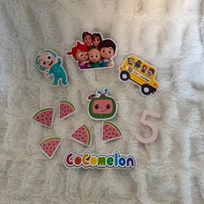 Cocomelon cake topper charms