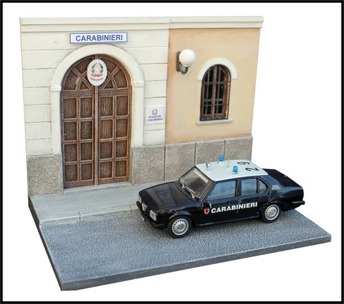 Ninive diorama caserma - 7x,