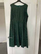 Abito midi donna verde