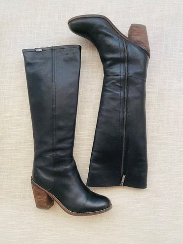 Botas piel negras pepe - botas,