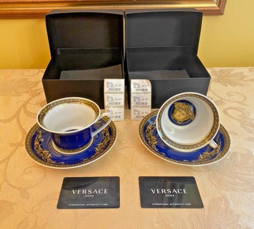 Versace rosenthal medusa - rosenthal, blue